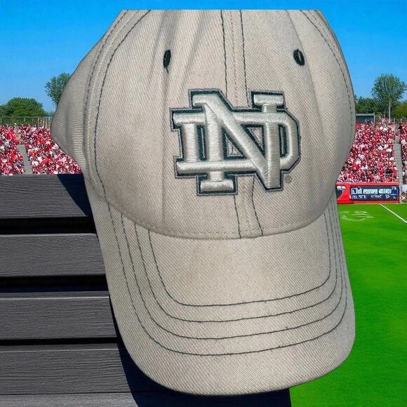 Notre Dame Fighting Irish Zephyr Wool Hat Cap Mens 7 1/8 Fitted NCAA Football - Picture 1 of 12